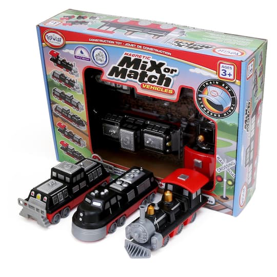 Popular Playthings&#xAE; Magnetic Mix or Match&#xAE; Vehicles Train